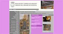 Desktop Screenshot of correadearauxo.asociaciones.segovia.es