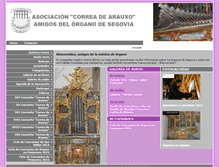 Tablet Screenshot of correadearauxo.asociaciones.segovia.es