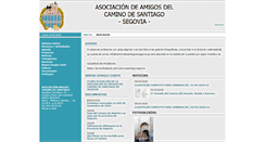 Desktop Screenshot of caminosantiago.asociaciones.segovia.es
