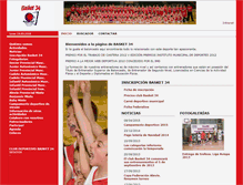 Tablet Screenshot of basket34.asociaciones.segovia.es