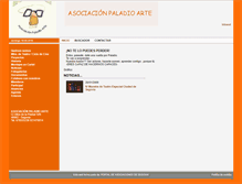 Tablet Screenshot of paladioarte.asociaciones.segovia.es